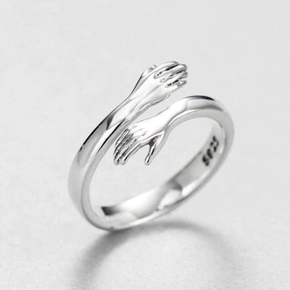 Adjustable Silver Embrace Band