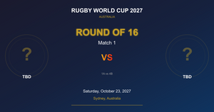 Round of 16 Match 1 - Rugby World Cup 2027 - Sydney