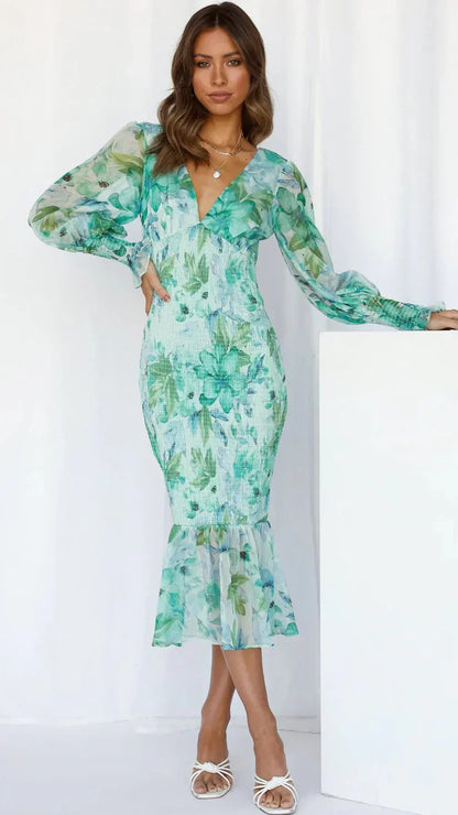 Wedding Guest Dress - Floral Design