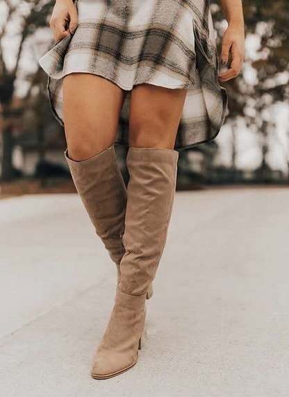Eliana Suede Knee Boots for Chic Fall Style