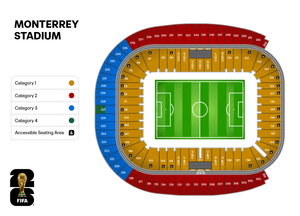 Buy FIFA World Cup 2026 Tickets | Sweden vs Tunisia | Match 12 - Estadio BBVA, Guadalupe